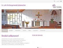 Tablet Screenshot of kirche-siebeneichen.de